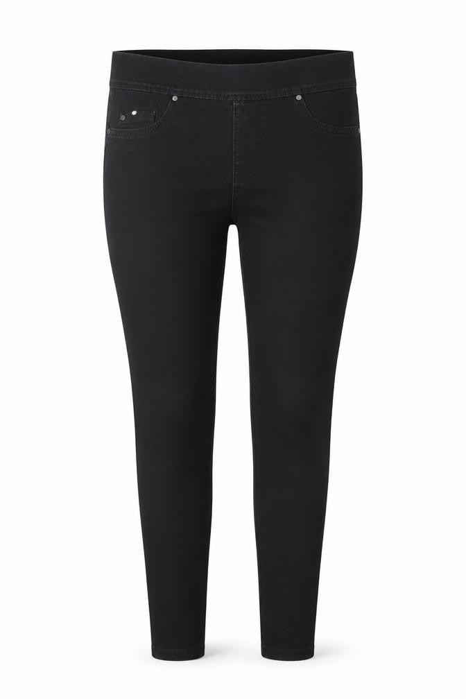 Denim & Co. Womens Black Cotton Jegging Jeans Size 12 Regular