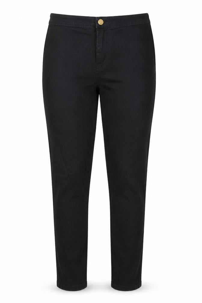Jyone Womens Black Cotton Skinny Jeans Size L Regular Zip