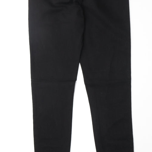 Jyone Womens Black Cotton Skinny Jeans Size L Regular Zip