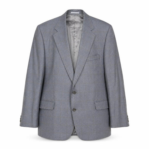 Eric Spencer Mens Grey Check Wool Jacket Suit Jacket Size 46 Regular