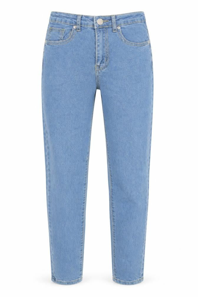 Boohoo Womens Blue Cotton Skinny Jeans Size 6 Regular Zip