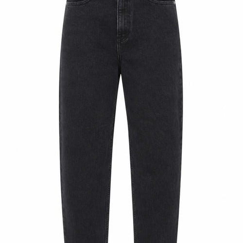 ASOS Womens Grey Cotton Straight Jeans Size 25 in L30 in Regular Button