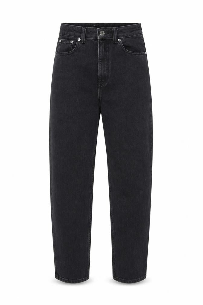 ASOS Womens Grey Cotton Straight Jeans Size 25 in L30 in Regular Button