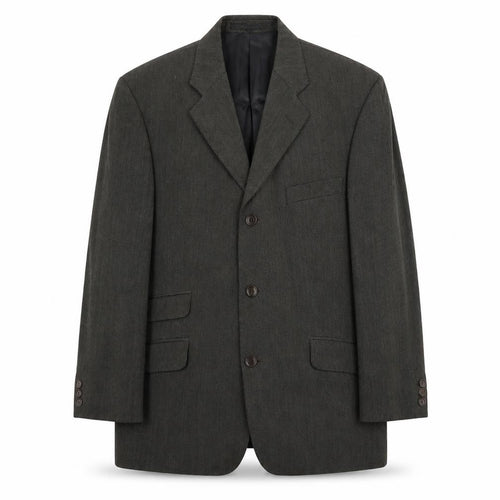 Pierre Balmain Mens Grey Wool Jacket Suit Jacket Size M Regular
