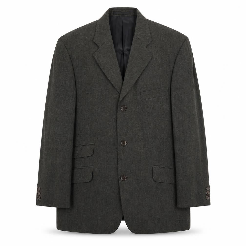 Pierre Balmain Mens Grey Wool Jacket Suit Jacket Size M Regular