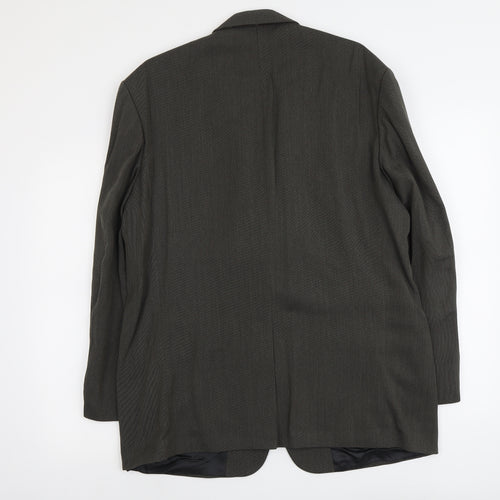 Pierre Balmain Mens Grey Wool Jacket Suit Jacket Size M Regular