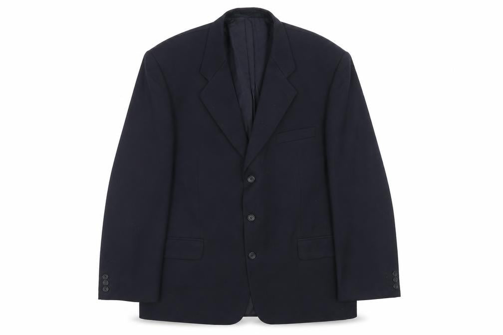 Burton Mens Blue Polyacrylate Fibre Jacket Suit Jacket Size 44 Regular