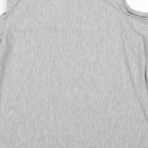 Very Womens Grey Polyester Pullover Sweatshirt Size 12 - Cold Shoulder