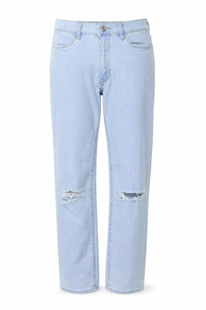 PacSun Womens Blue Cotton Straight Jeans Size 25 in Regular Zip