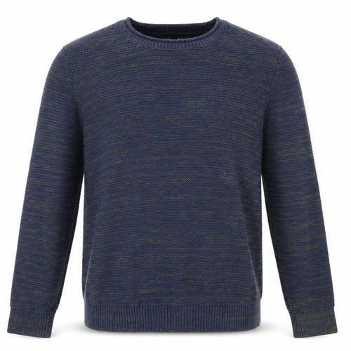 Topman Mens Blue Round Neck Cotton Pullover Jumper Size S Long Sleeve