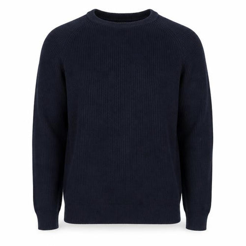 Burton Mens Blue Round Neck Cotton Pullover Jumper Size L Long Sleeve