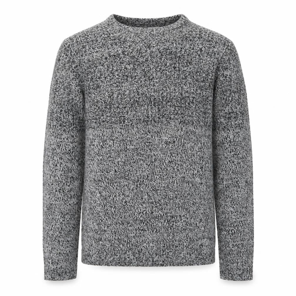 Topman Mens Black Round Neck Acrylic Pullover Jumper Size S Long Sleeve