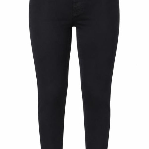 Denim & Co. Womens Black Cotton Skinny Jeans Size 8 Regular Zip