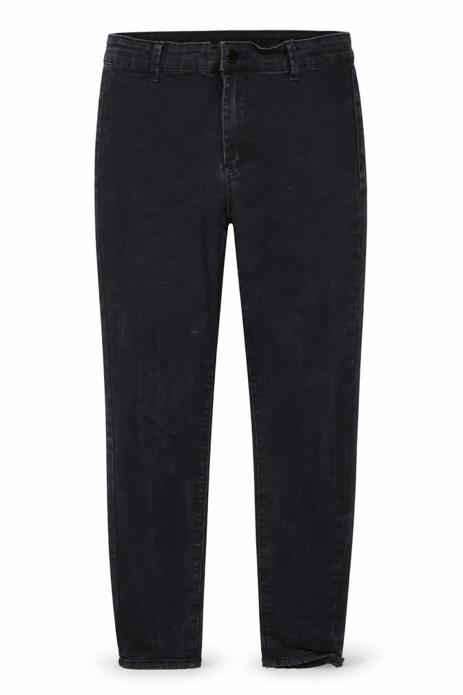 Denim & Co. Womens Black Cotton Skinny Jeans Size 10 Regular Zip