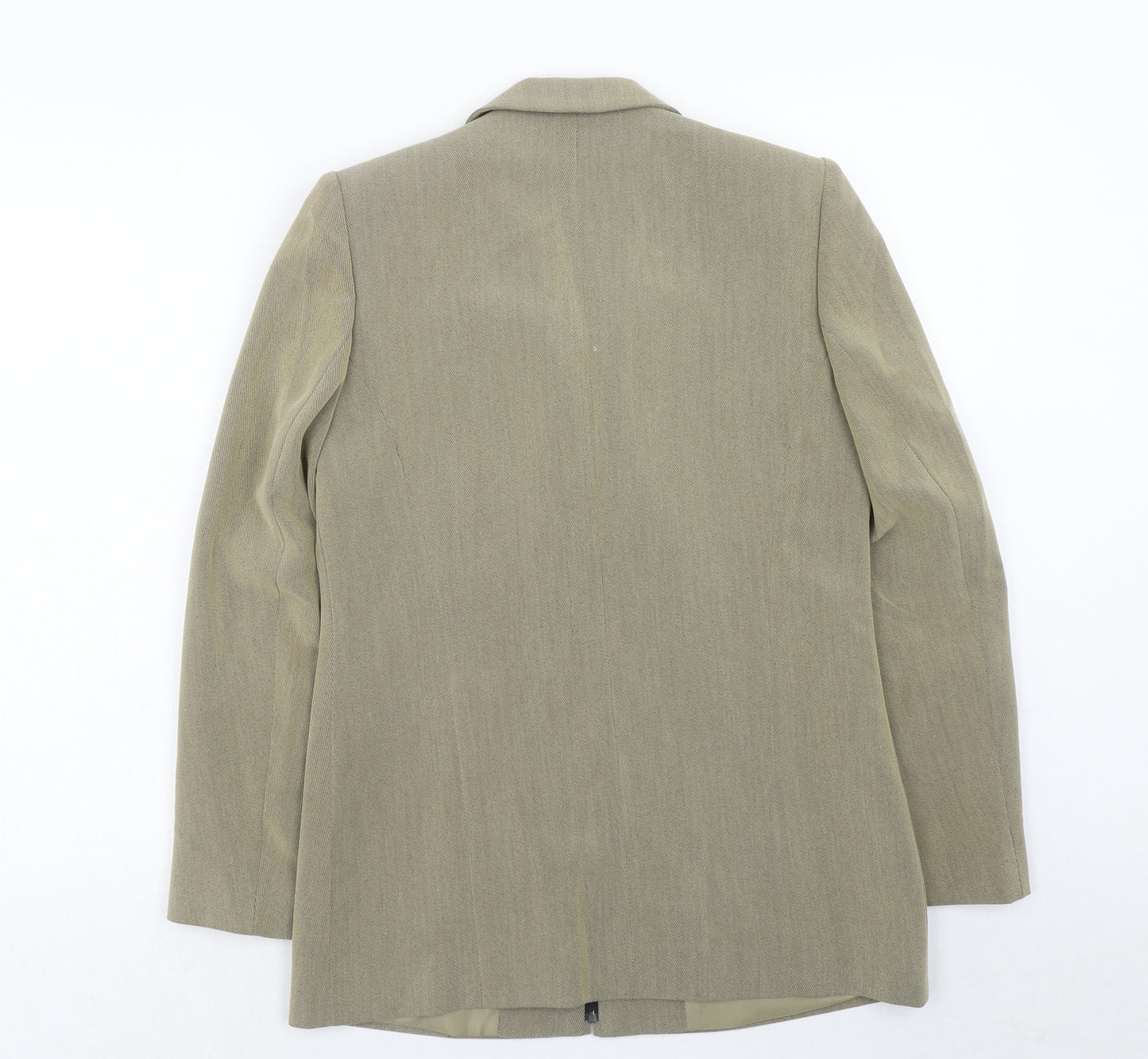 Gregory Pratt Womens Beige Polyester Jacket Size 10 Zip