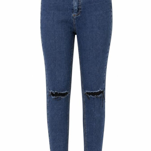 Topshop Womens Beige Cotton Jegging Jeans Size 26 in Regular Zip