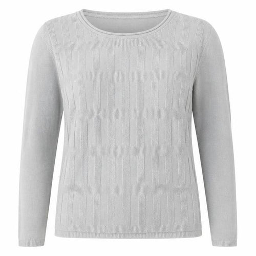 Afibel Womens Gold Round Neck Acrylic Pullover Jumper Size 14