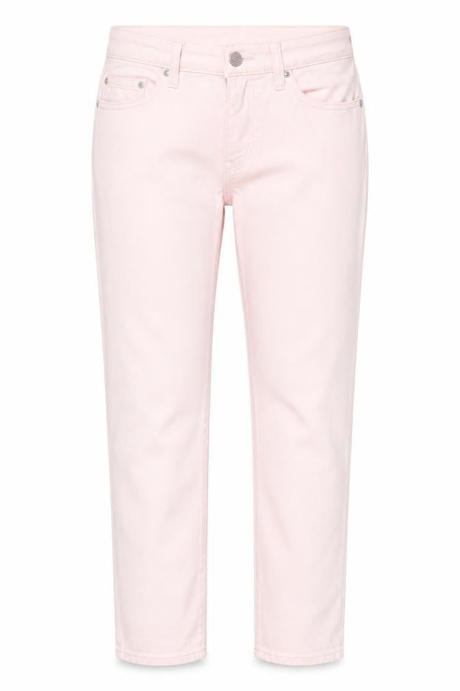 Gap Womens Pink Cotton Straight Jeans Size 27 in Regular Zip