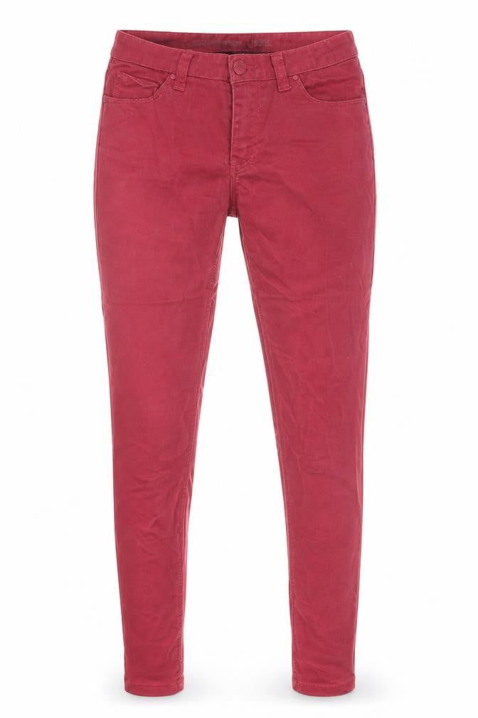 Denim & Co. Womens Pink Cotton Skinny Jeans Size 8 Regular Zip