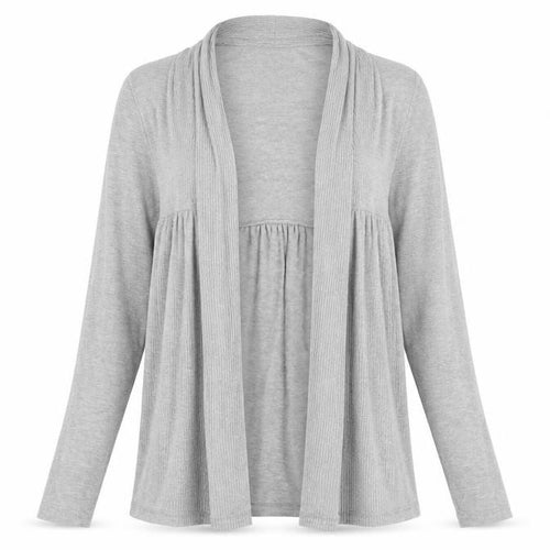 XXI Womens Grey V-Neck Polyester Cardigan Jumper Size S