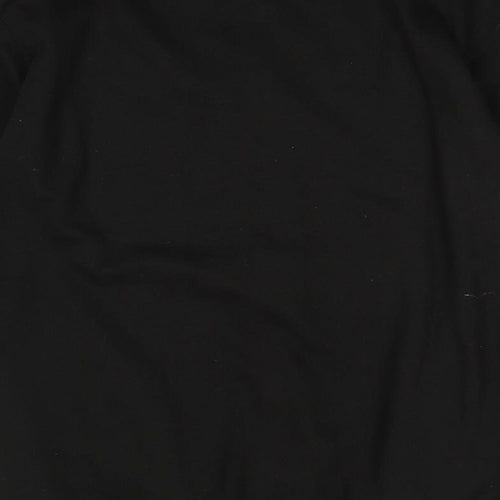 Just Hoods Mens Black Polyester Full Zip Sweatshirt Size L Zip - Pockets