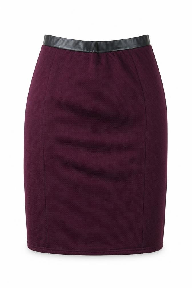 Atmosphere Womens Purple Polyester A-Line Skirt Size 8