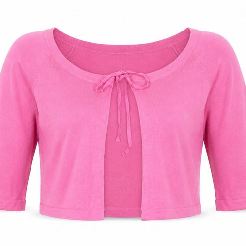 Wallis Womens Pink Scoop Neck Viscose Cardigan Jumper Size S