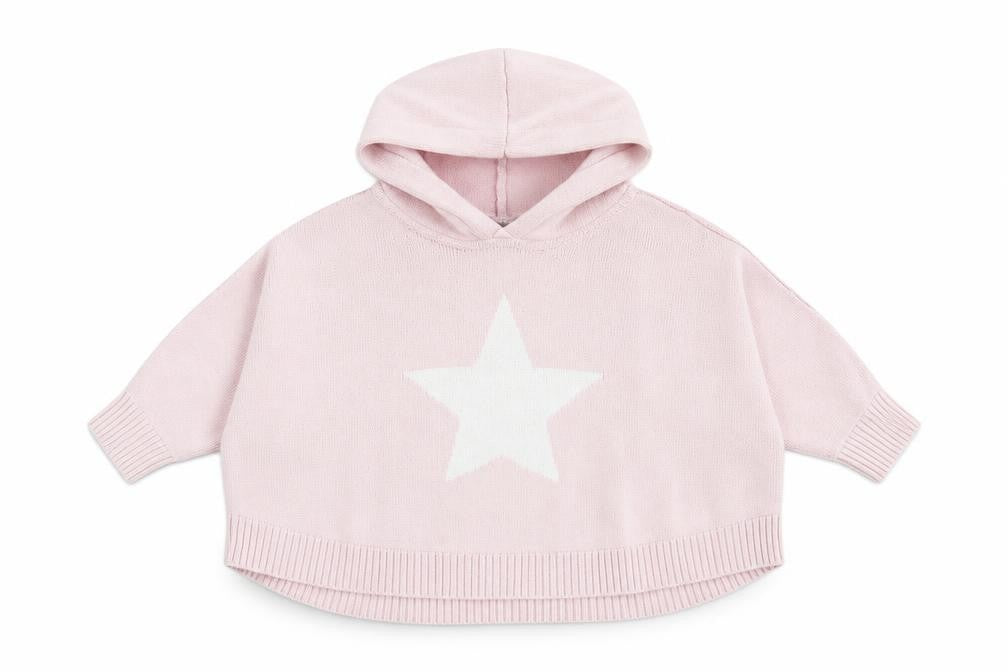 Gap Girls Pink Round Neck 100% Cotton Pullover Jumper Size 5 Years Pullover - Star Print