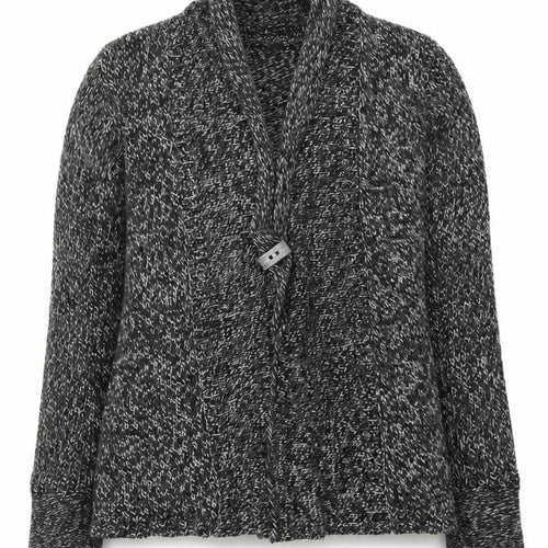 Wallis Womens Grey V-Neck Acrylic Cardigan Jumper Size S