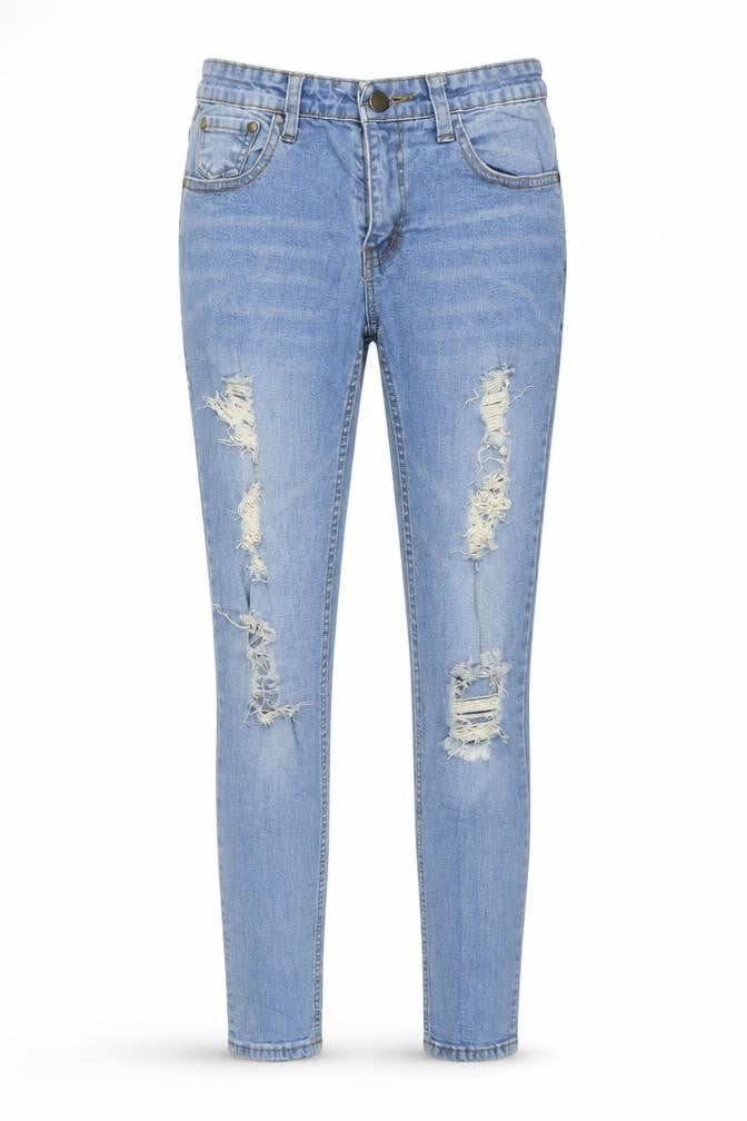 Volume Womens Blue Cotton Skinny Jeans Size M L29 in Regular Button