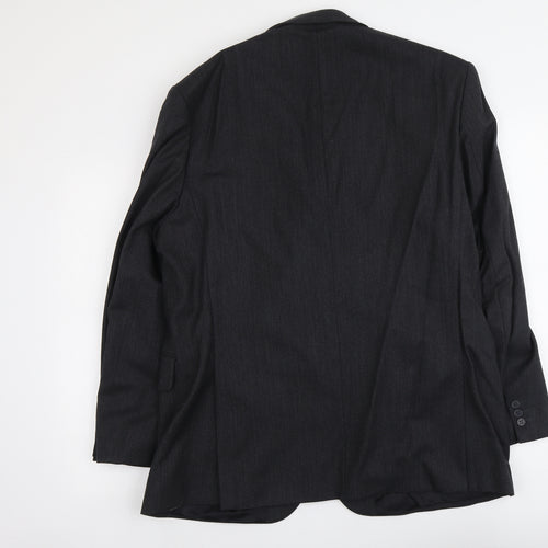 Marks and Spencer Mens Grey Wool Jacket Suit Jacket Size L Regular