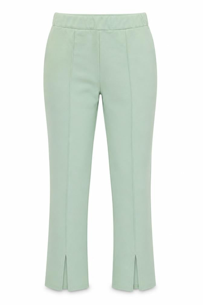 Rebellious Womens Green Polyester Trousers Size 8 Regular - Waist 22 inches