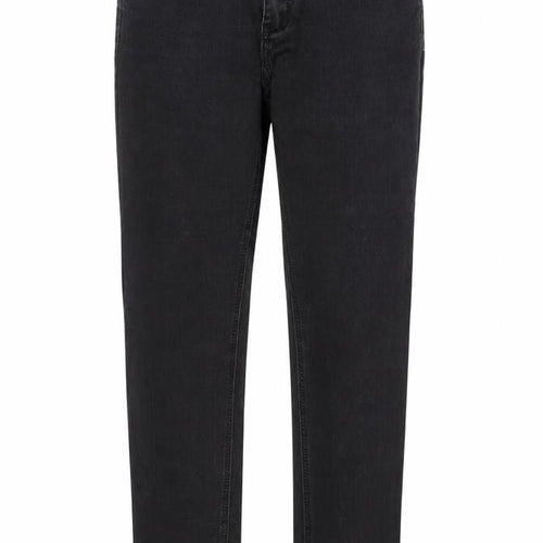 Miss Tinisi Womens Black Cotton Straight Jeans Size 12 Regular Zip