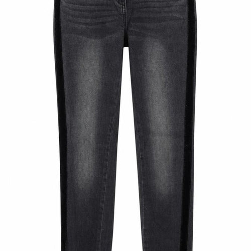 Blue Motion Womens Grey Cotton Skinny Jeans Size 8 Regular Zip