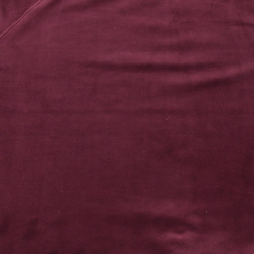 Classics Womens Purple Polyester Pullover Sweatshirt Size 14 Pullover - Drawstring Hem