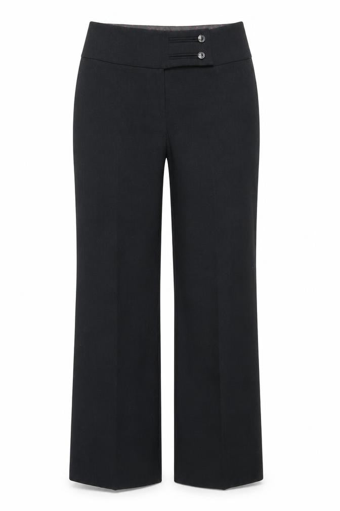Marks and Spencer Womens Grey Polyester Dress Pants Trousers Size 8 Regular Zip
