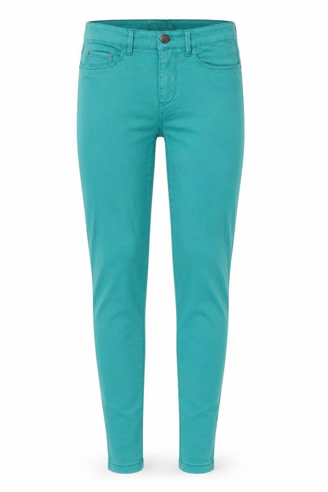 Espirit Womens Green Cotton Skinny Jeans Size 28 in Regular Zip