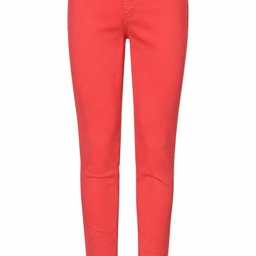 ASOS Womens Red Cotton Skinny Jeans Size 28 in Regular Zip