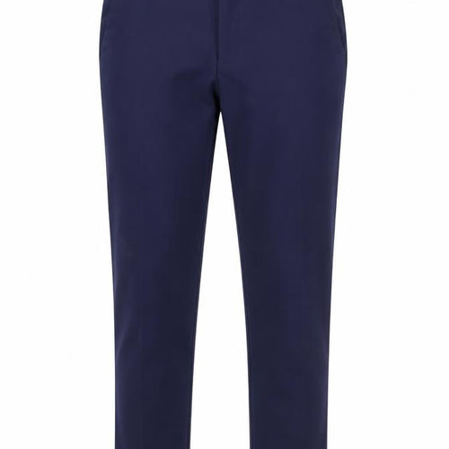 Closet Mens Blue Polyester Chino Trousers Size 30 in Regular Zip