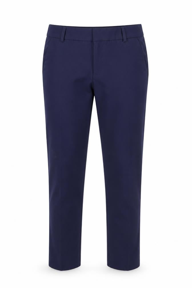 Closet Mens Blue Polyester Chino Trousers Size 30 in Regular Zip
