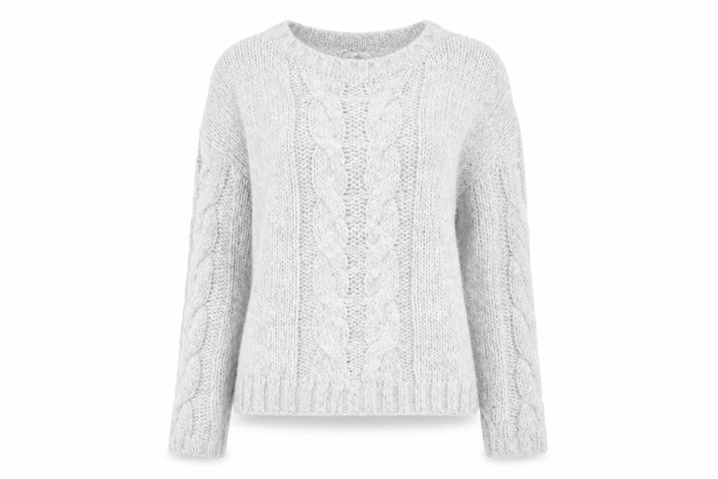 George Womens Grey Round Neck Polyamide Pullover Jumper Size 10