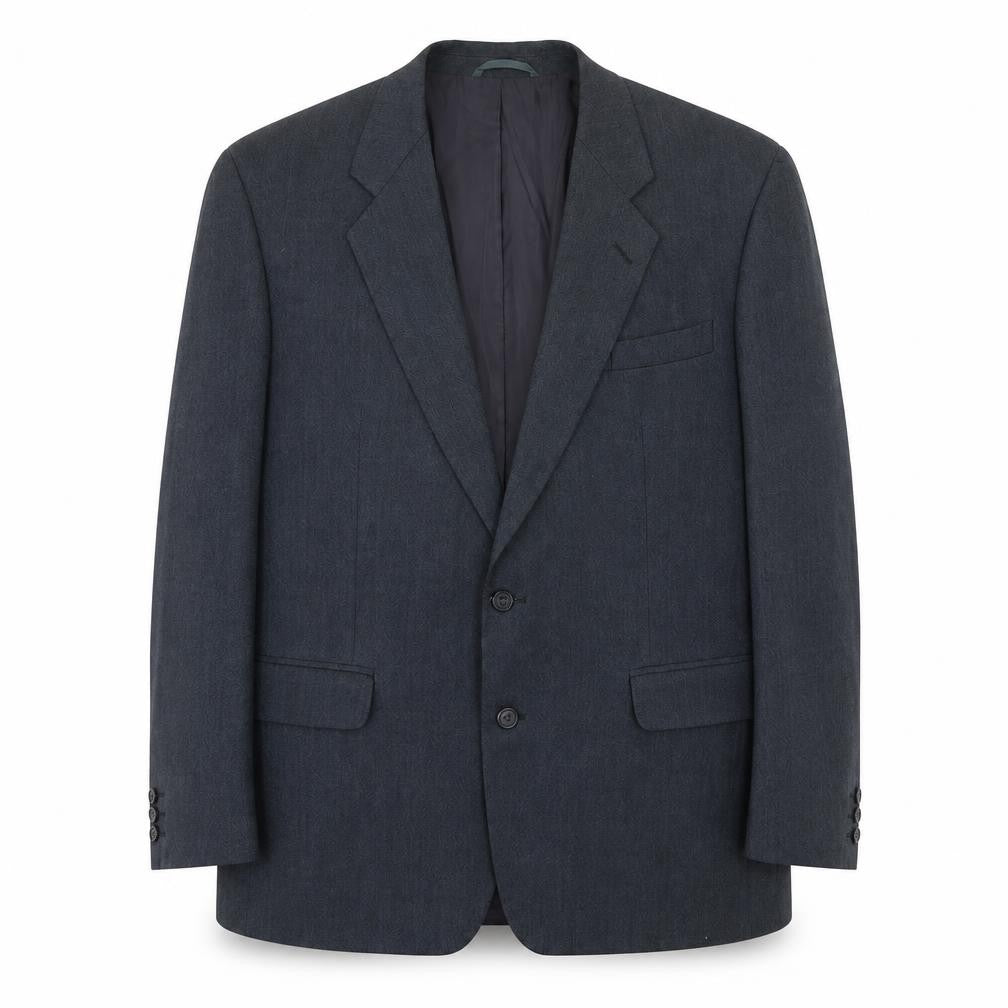 Scott International Mens Blue Wool Jacket Suit Jacket Size 44 Regular
