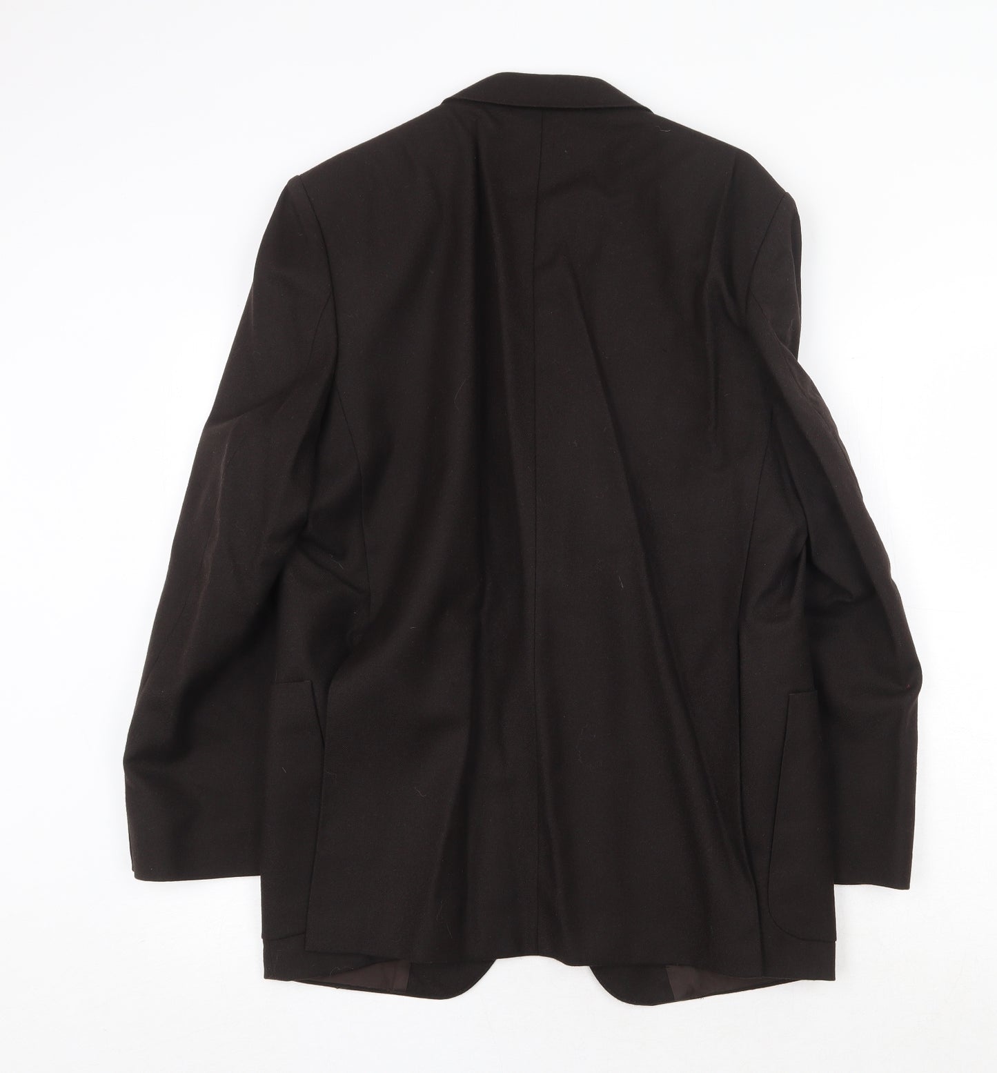 St Michael Mens Brown Wool Jacket Suit Jacket Size 42 Regular