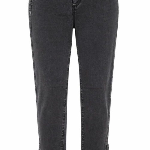 Coache Coache Womens Grey Cotton Straight Jeans Size 10 Regular Zip