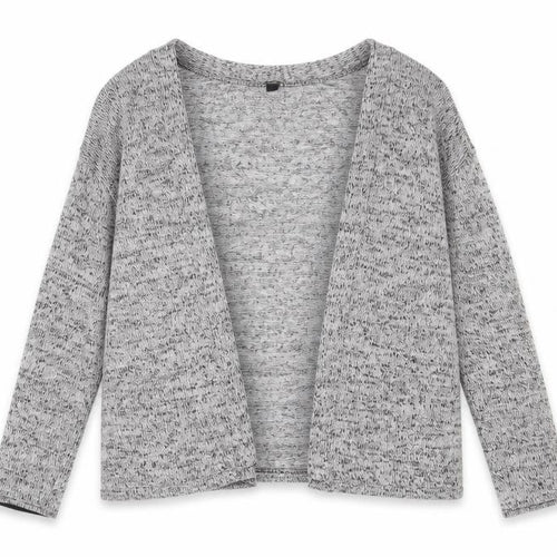 Divided by H&M Womens Grey V-Neck Polyester Cardigan Jumper Size S