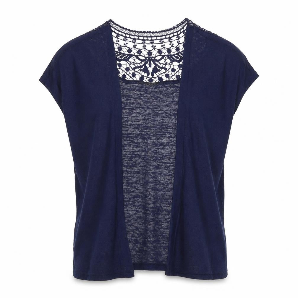 Dorothy Perkins Womens Blue V-Neck Polyester Cardigan Jumper Size S