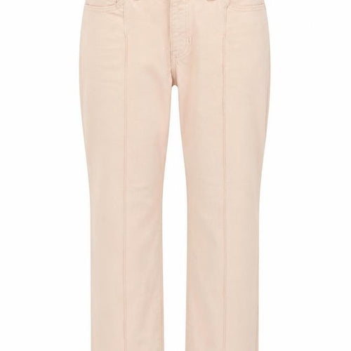 Gap Womens Pink Herringbone Cotton Straight Jeans Size 8 L26 in Regular Button
