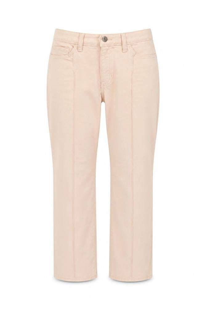 Gap Womens Pink Herringbone Cotton Straight Jeans Size 8 L26 in Regular Button