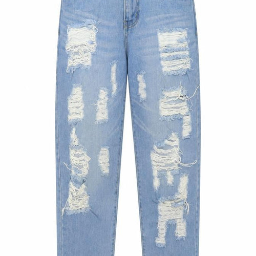 Denim Club Womens Blue Cotton Straight Jeans Size 8 L31 in Regular Button