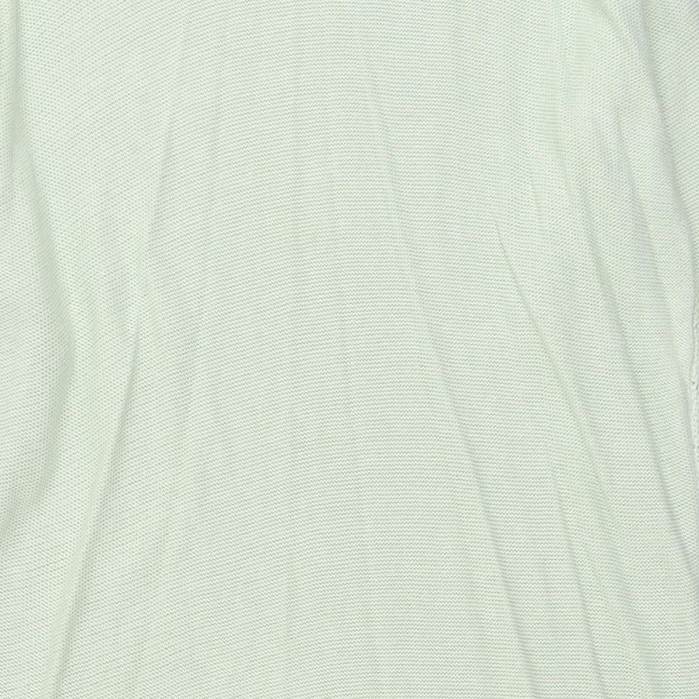 Damart Womens Green Boat Neck Acrylic Tunic Jumper Size 18